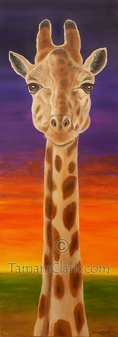 Niger giraffe (Giraffa camelopardalis peralta)