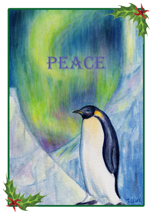 Penguin Peace Card