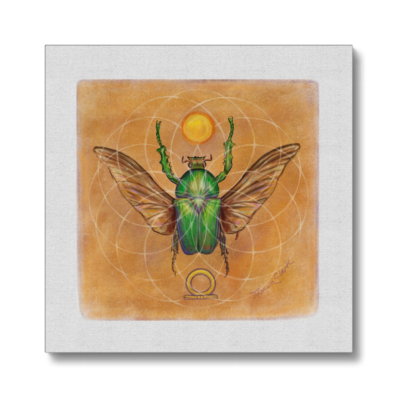 Beetle and the Sun Eco Canvas