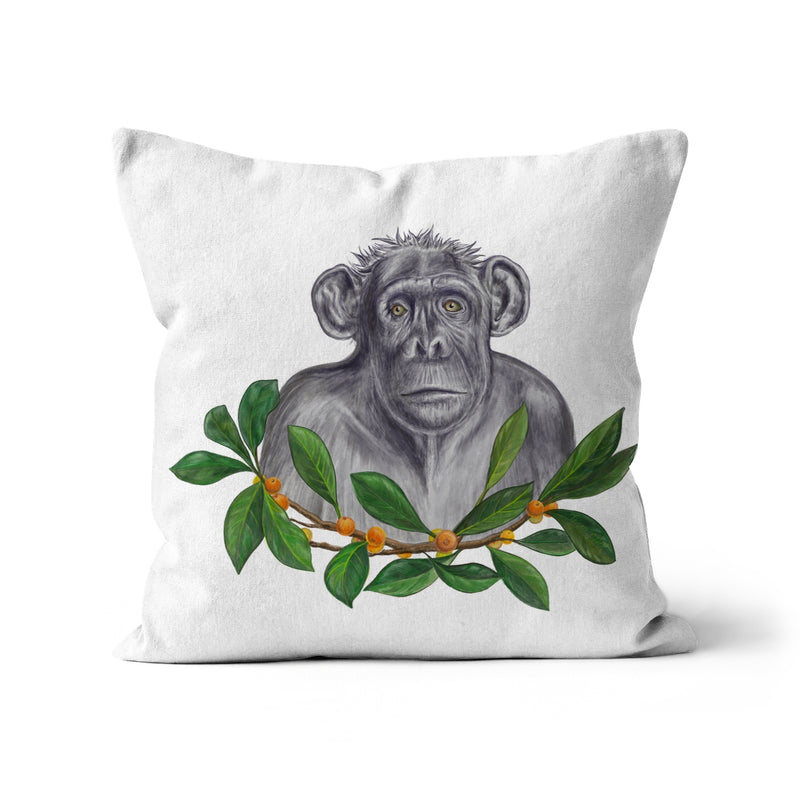 Chimp and Figs Cushion