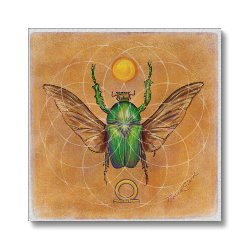 Beetle and the Sun Eco Canvas