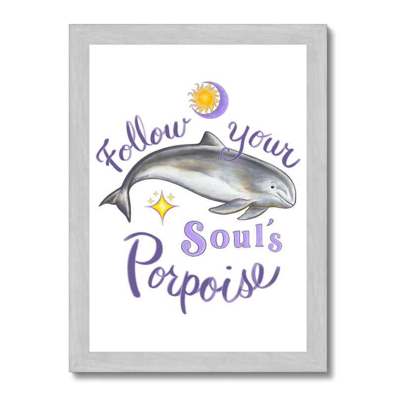 A Soul’s Porpoise  Antique Framed Print