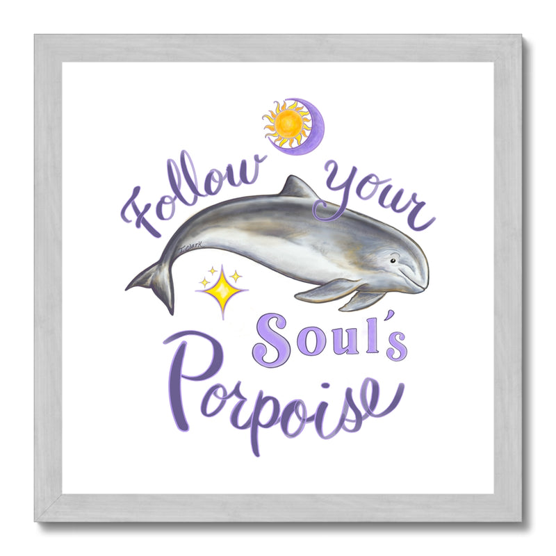 A Soul’s Porpoise  Antique Framed Print