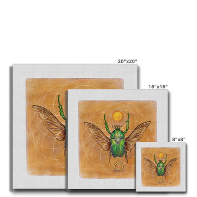 Beetle and the Sun Eco Canvas