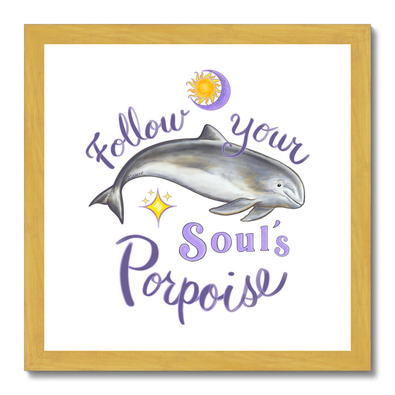 A Soul’s Porpoise  Antique Framed Print