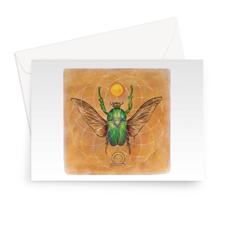 Beetle and the Sun Greeting Card