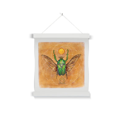 Beetle and the Sun Fine Art Print with Hanger