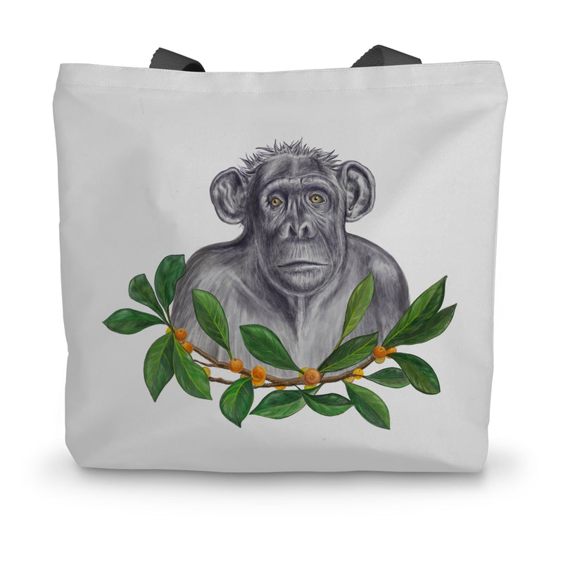 Chimp and Figs Canvas Tote Bag