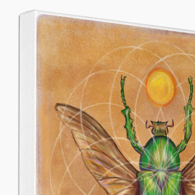 Beetle and the Sun Eco Canvas