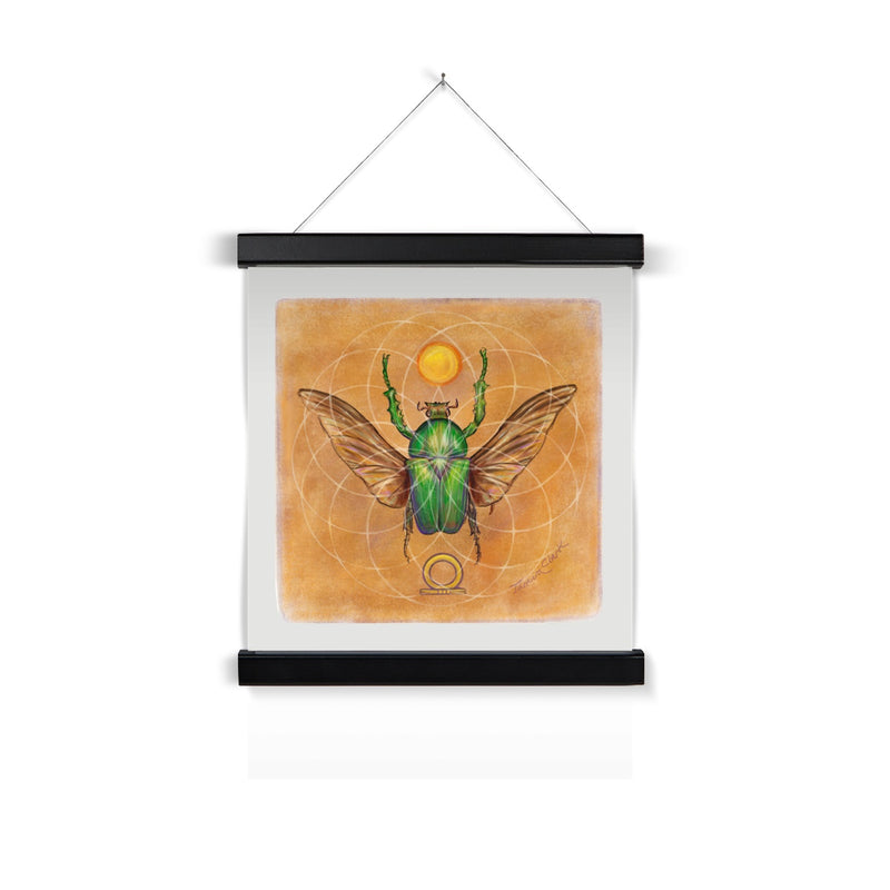 Beetle and the Sun Fine Art Print with Hanger