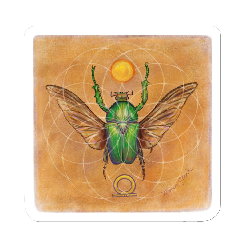 Beetle and the Sun Sticker