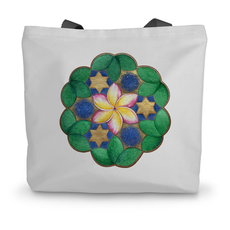 Circling Aloha Canvas Tote Bag