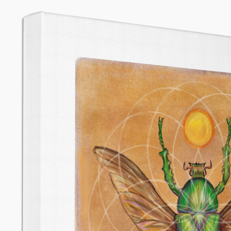 Beetle and the Sun Eco Canvas