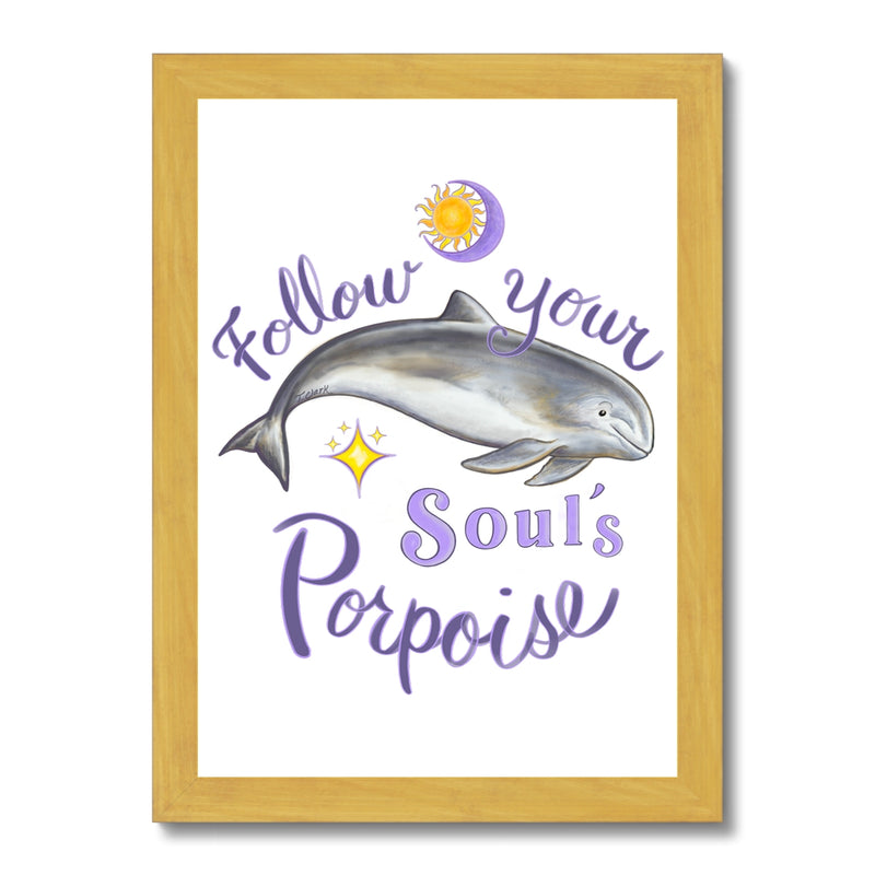 A Soul’s Porpoise  Antique Framed Print