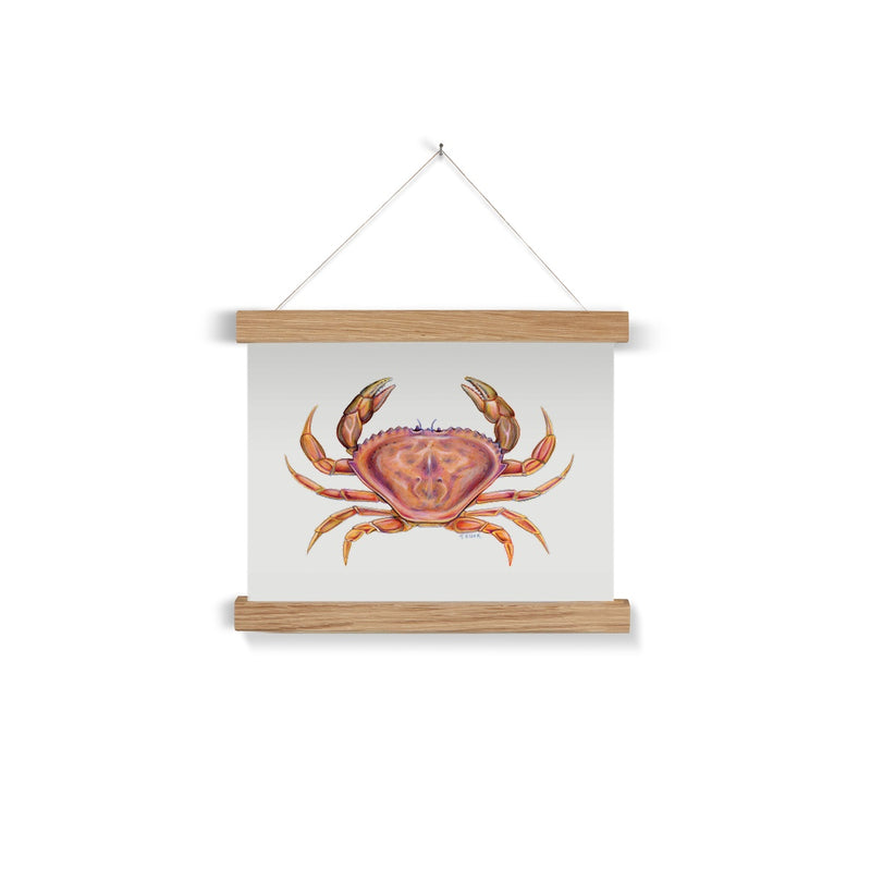 Dungeness Crab Fine Art Print with Hanger