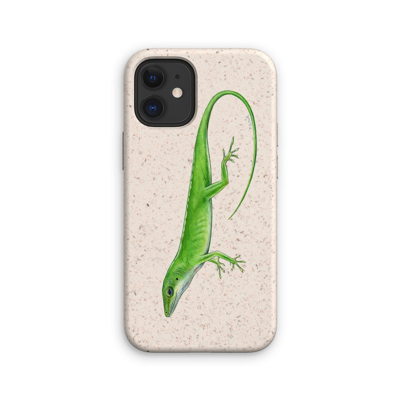 Green Anole Lizard Eco Phone Case