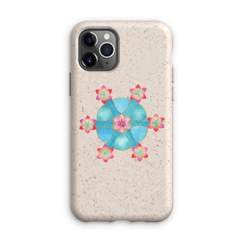 Spinning Sixes & Clematis  Eco Phone Case