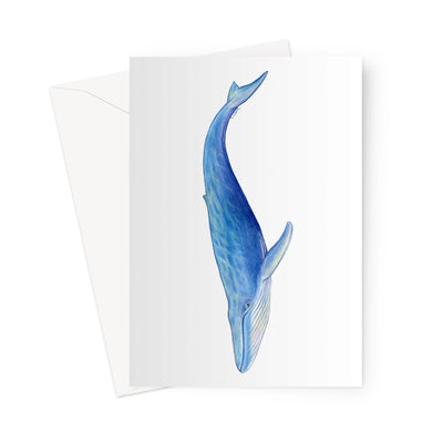 Blue Whale Greeting Card