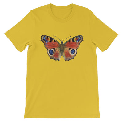 Peacock Butterfly Unisex Short Sleeve T-Shirt