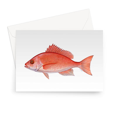 Red Snapper Greeting Card