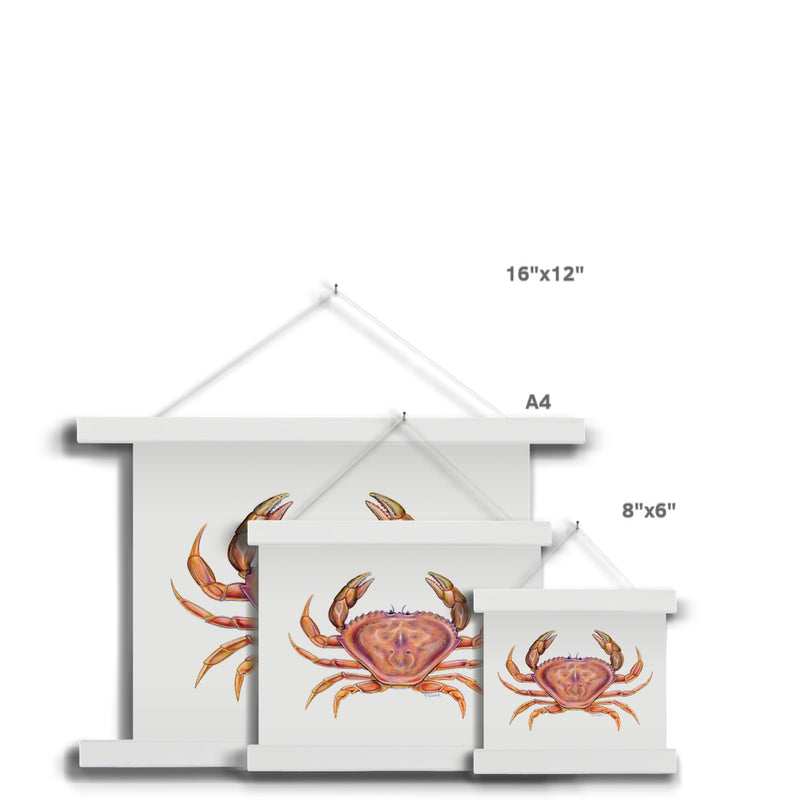 Dungeness Crab Fine Art Print with Hanger