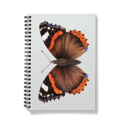 Red Admiral Butterfly Notebook