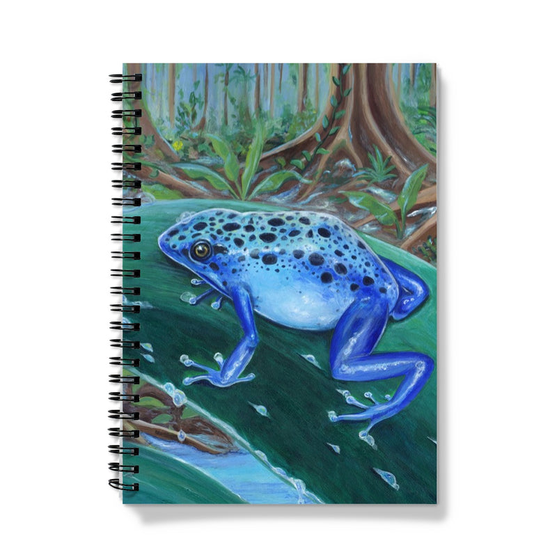 Blue Poison Dart Frog Notebook