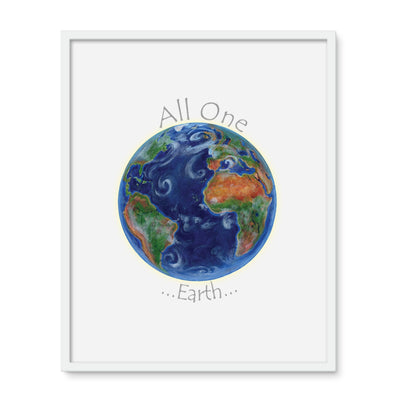 All One Earth Framed Photo Tile