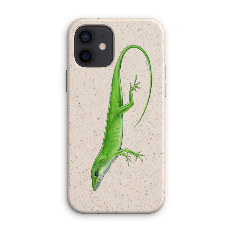 Green Anole Lizard Eco Phone Case
