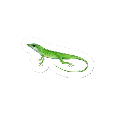 Green Anole Lizard Sticker