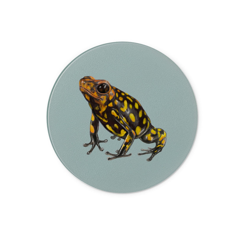 Harlequin poison frog Glass Chopping Board