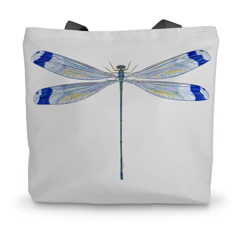 Helicopter Damselfly Canvas Tote Bag