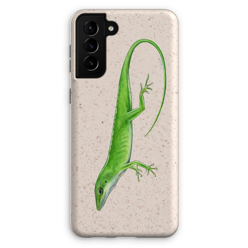 Green Anole Lizard Eco Phone Case