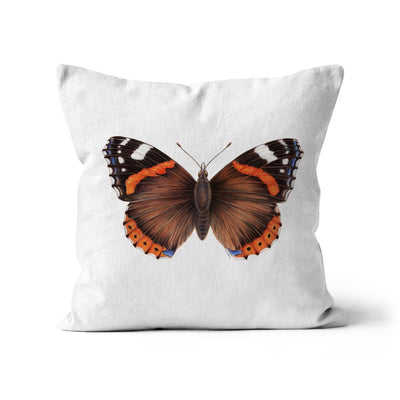 Red Admiral Butterfly Cushion