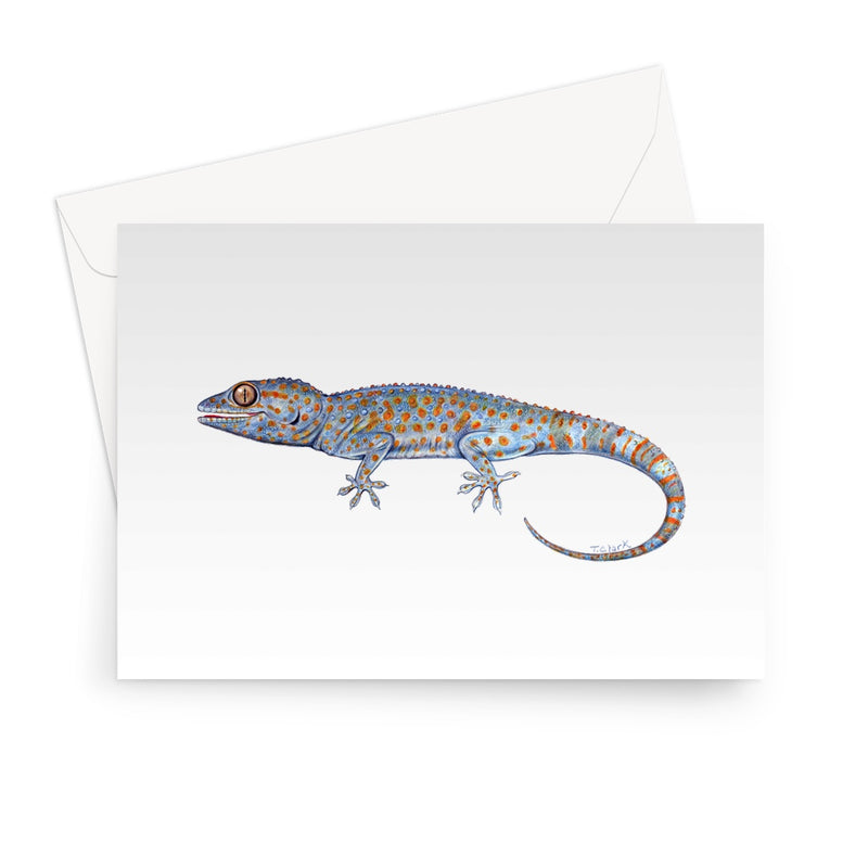 Tokay Gecko Greeting Card