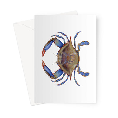 Blue Crab Greeting Card