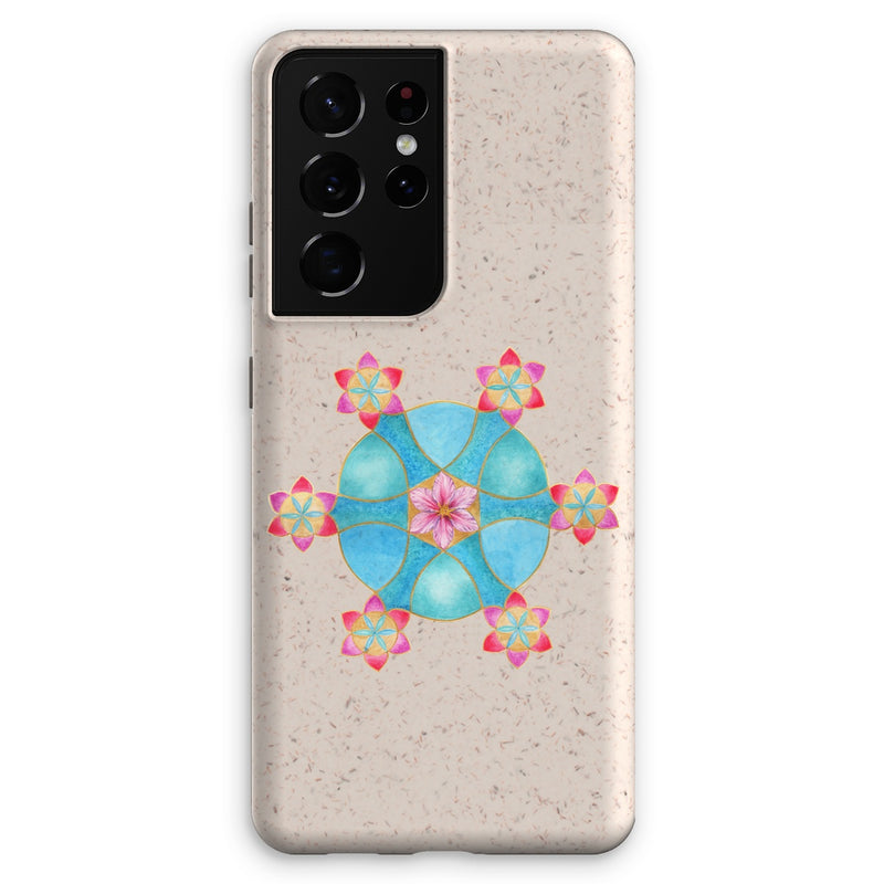 Spinning Sixes & Clematis  Eco Phone Case