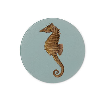 Northern Seahorse Glass Chopping Board