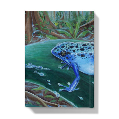 Blue Poison Dart Frog Hardback Journal