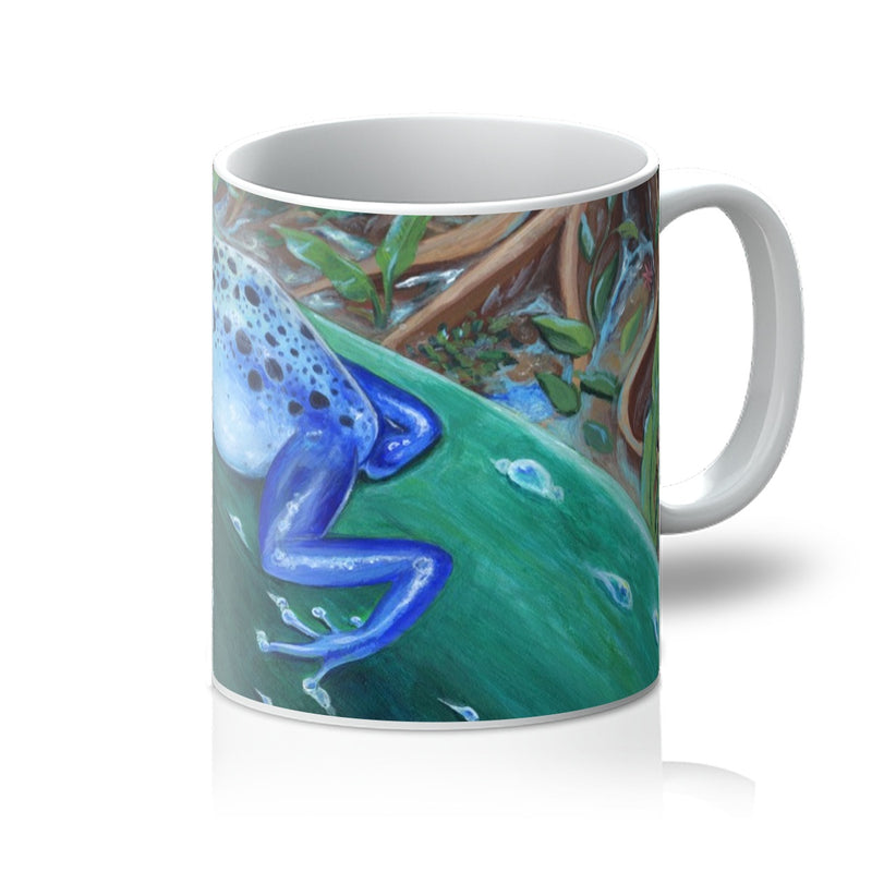 Blue Poison Dart Frog Mug