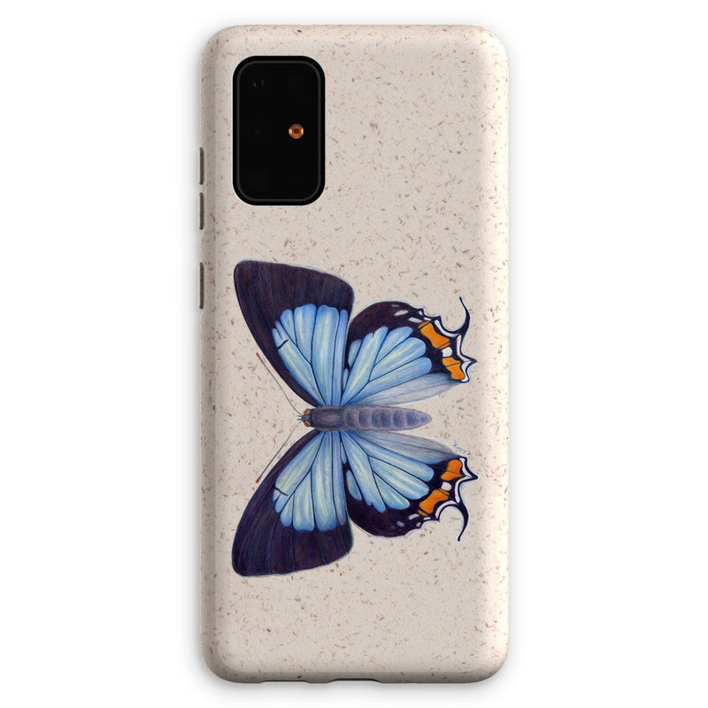 Imperial Blue Butterfly Eco Phone Case