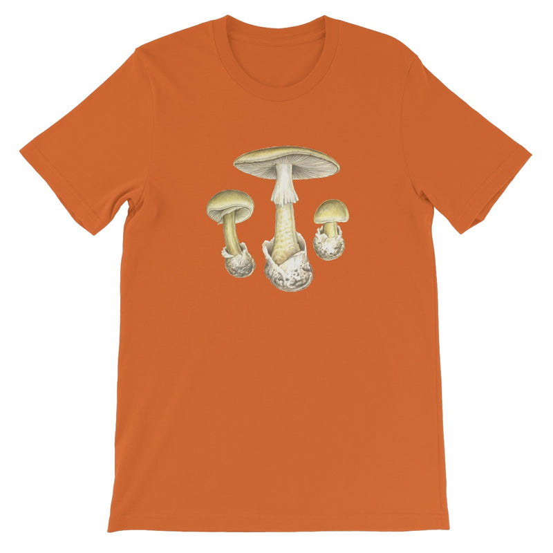 Deathcap Mushroom Unisex Short Sleeve T-Shirt