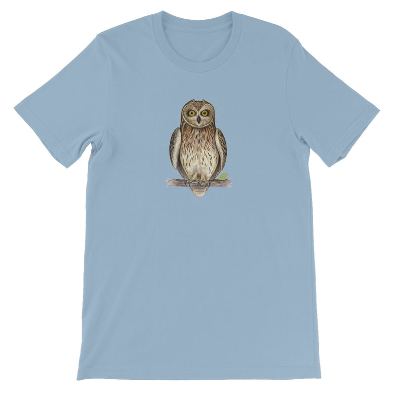 Short-eared Owl Unisex Short Sleeve T-Shirt