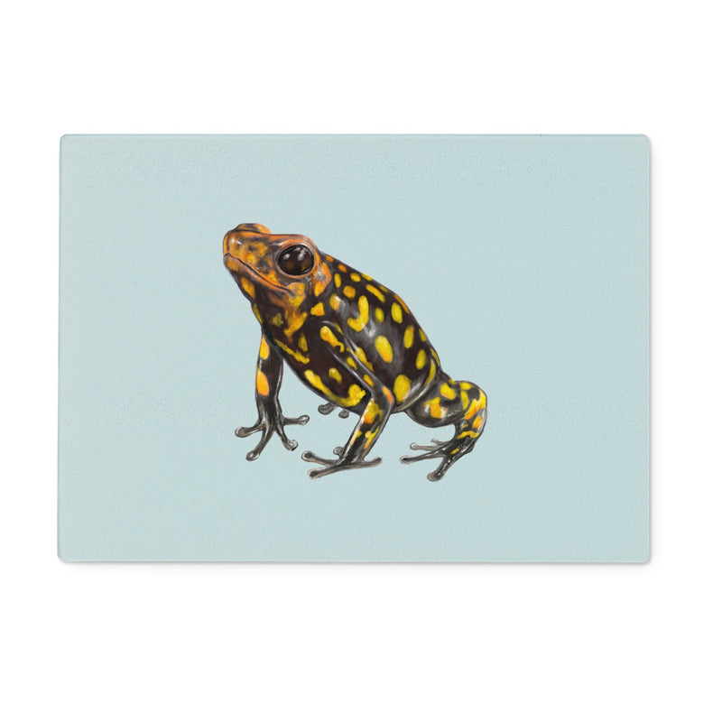 Harlequin poison frog Glass Chopping Board