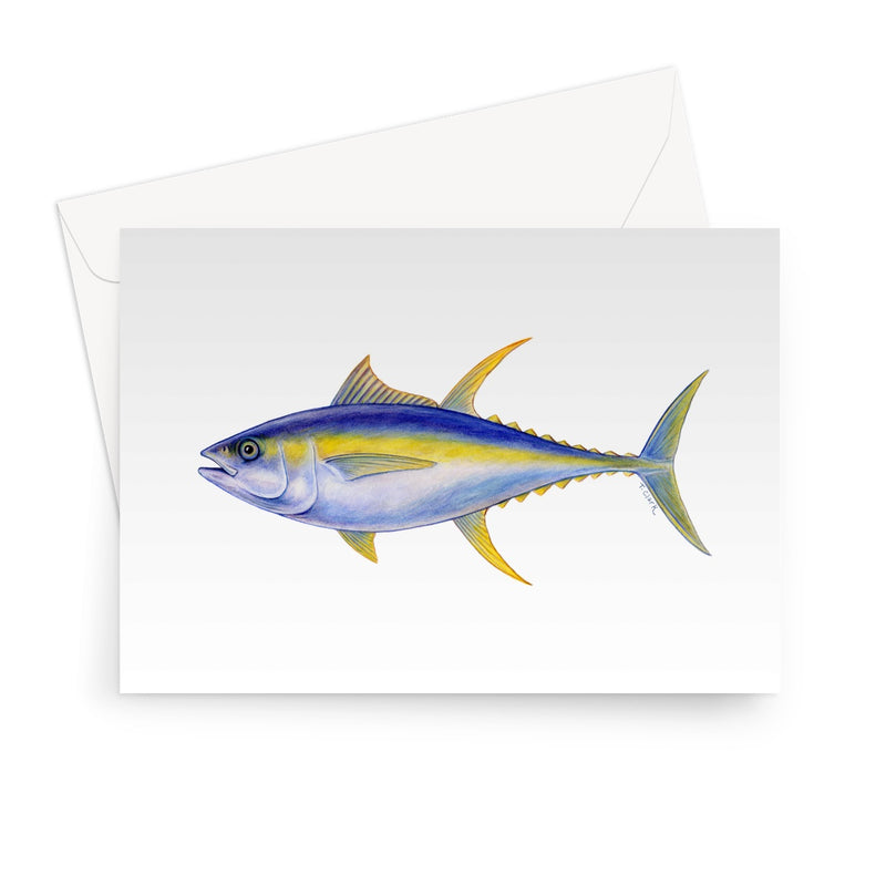 Yellowfin Tuna Greeting Card