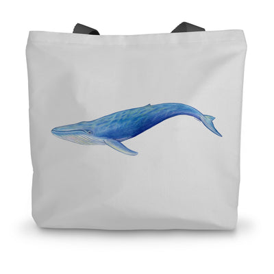 Blue Whale Canvas Tote Bag