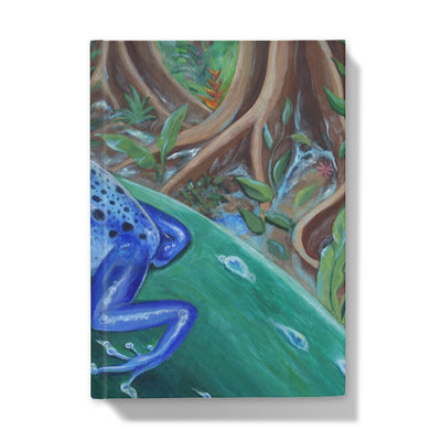 Blue Poison Dart Frog Hardback Journal