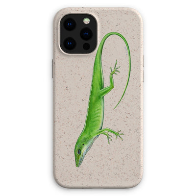 Green Anole Lizard Eco Phone Case