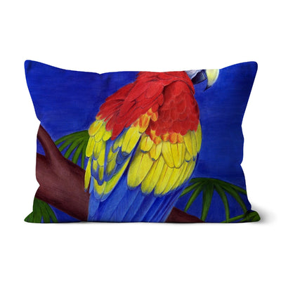 Scarlet Red Macaw Cushion