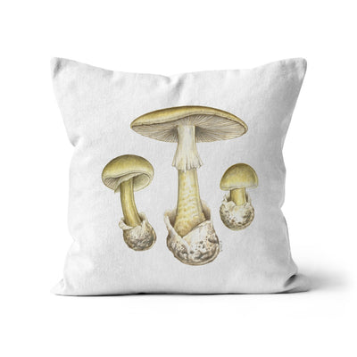 Deathcap Mushroom Cushion